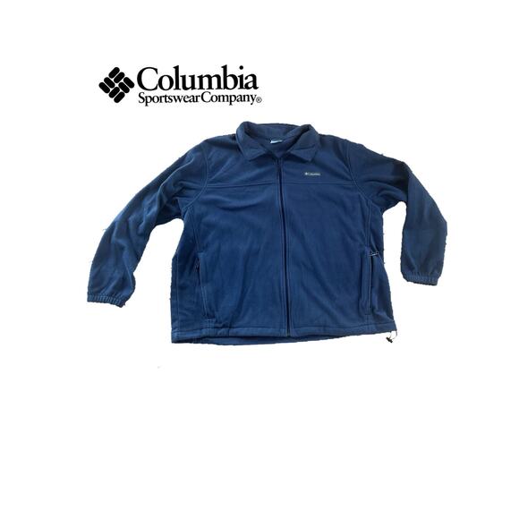 Columbia Men’s Blue Fleece Jacket Sz. 3X - Picture 3 of 7
